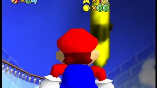 Mario flies into a wall and dies (literally)