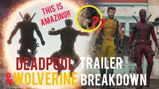 WHAT IS HAPPENING!!?? | Deadpool & Wolverine trailer breakdown | #deadpool #wolverine #marvel #mcu