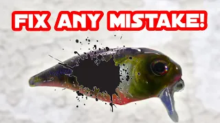 How to fix any mistake in lure painting