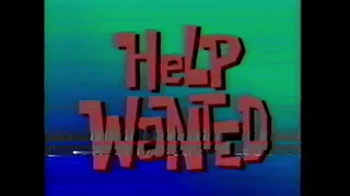 SpongeBoy Ahoy! Help Wanted Title Card (RARE)