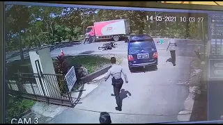 Kecelakaan Terekam CCTV