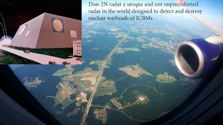 Smartavia 737 Murmansk - Moscow (4K) Moscow aerial view