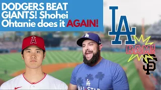 Dodgers Beat the Giants! Shohei Ohtani DOES IT AGAIN!