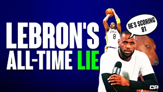 LeBron's LIE About Kobe's 81-Point Game 🤣 | #Shorts