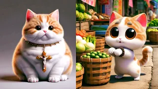 ai cat video cat story 😺 #cat #cutecat  #funnycats 💕😘