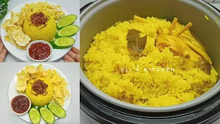 NASI KUNING RICE COOKER SEDERHANA MUDAH DAN ENAK