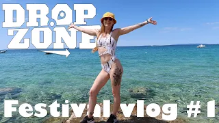 4 DAY FESTIVAL IN CROATIA | Dropzone - Pre-Party & Day #1 vlog