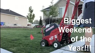 Core Aeration | Over Seed | Milorganite Application | Biggest Weekend of the Year!