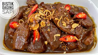 RESEP BISTIK DAGING SAPI KHAS JAWA KUAH KENTAL PALING ENAK 🤤😍