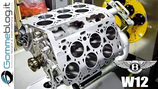 Bentley W12 Engine PRODUCTION ASSEMBLY MANUFACTURING PROCESS