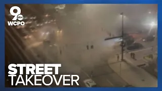 Video: Another 'street takeover' in downtown Cincinnati