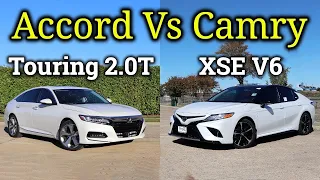HONDA or TOYOTA?: 2020 Toyota Camry XSE V6 vs 2020 Honda Accord Touring 2.0T | Fully Loaded!