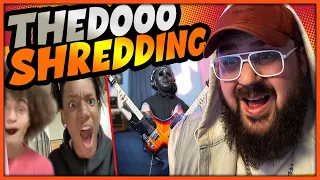 TheDooo Shredding on Omegle with 2 GUITARS!!! *Reaction*