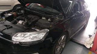 CITROEN C5 service, como cambiar  liquido caja automatica AM6 o AL4