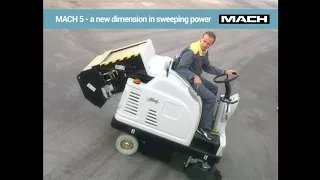 MACH 5 - Top performing hydraulic sweeper, designed for maneuverability.