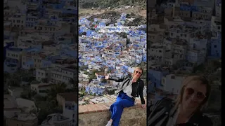 Самый синий город мира #шефшауэн #chefchaouen #travel #путешествия #reise #marokko #марокко #shorts