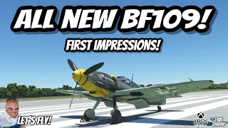 Flying Iron SIM BF109 First Impressions! MICROSOFT FLIGHT SIMULATOR XBOX