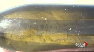 Message in bottle from 1906