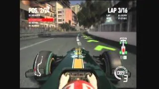 F1 2010 Gameplay Monaco - Race part 1