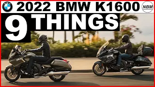 New 2022 BMW K1600 GT & GTL Models | 9 Things | Specs and Price