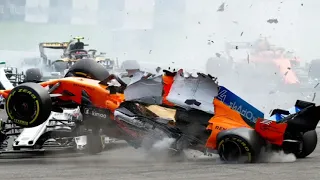 Incredible images show Alonso’s spectacular F1 crash