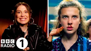 "It’s giving ick!" 😂 Millie Bobby Brown on nosebleeds, Damsel and her go-to face to ruin a photo