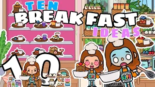 10 MOST DELICIOUS BREAKFAST RECIPES 🥞☕🍳 | FOOD RECIPES | Toca Life World | toca boca