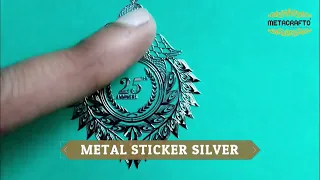 #Biggest Manufactuer Of Electroplated Metal Sticker