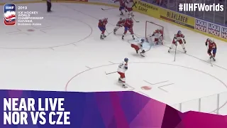 Olden tipped in Olimb's floater | Near Live | 2019 IIHF Ice Hockey World Championship