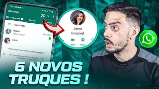 6 NOVAS FUNÇÕES do WHATSAPP! Fique INVISÍVEL e Muito MAIS!