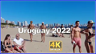 【4K】WALK Punta del Este URUGUAY Mansa Beach 2022 Travel vlog