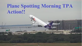 ROCKET SHIP FEDEX MD11F | MID MORNING PLANE SPOTTING TAMPA INTERNATIONAL AIRPORT TPA