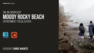 MOODY ROCKY BEACH | Environment Visualisation in 3Ds Max + Corona Render