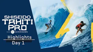 HIGHLIGHTS Day 1 // SHISEIDO Tahiti Pro Presented By Outerknown