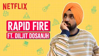 Rapid Fire ft. Diljit Dosanjh | Jogi | Netflix India