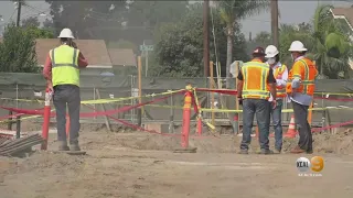 Santa Ana PD Investigating After OC Streetcar Project Construction Workers Find Human Remains