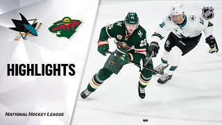 Sharks @ Wild 4/17/21 | NHL Highlights