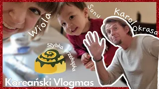 Za 4 dni święta! 🎄 Szybka przekąska i Karol - tak ten Karol - Koreański Vlogmas