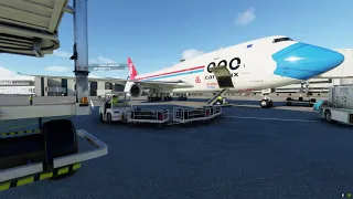 Flight Simulator 2020 (KPHL - KBOS) 747-8 CARGOLUX Full Flight