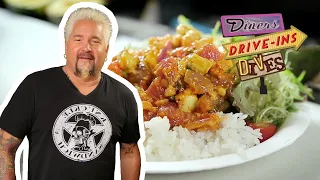 Guy and Hunter Fieri Eat Poke in Hawaii | Diners, Drive-Ins and Dives | Food Network
