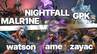 Детальный обзор матча Ame, Watson VS NightFall, GPK - Dota 2