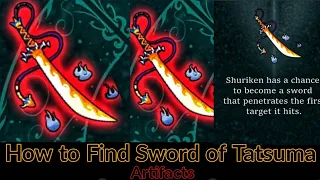 How to Find Sword of Tatsuma In Ninjaarashi 2 GamePlay | Artifact in Ninjaarashi2