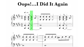 Britney Spears - Oops!... I Did It Again Sheet Music