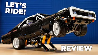 LEGO Technic Dom's Dodge Charger Set | REVIEW + TIMELAPSE 42111