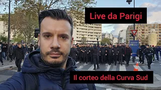 🔴⚫️LA CURVA DEL MILAN INVADE PARIGI🇫🇷: TUTTI GUARDANO PER STRADA