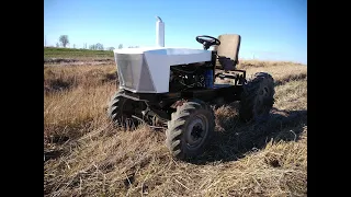 Саморобний Трактор перші випробування