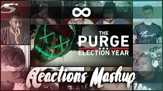 The Purge: Election Year Official Trailer #1 - Reactions Mashup / 500 SUBS SPECIAL