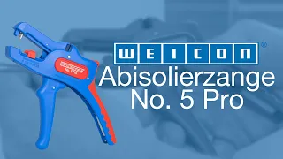 Vollautomatische, selbsteinstellende Abisolierzange bis 16 mm² | WEICON TOOLS No. 5 Pro