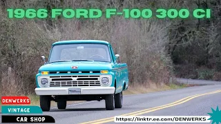 1966 Ford F100 Twin I Beam - Caribbean Turquoise - DENWERKS - NO RESERVE