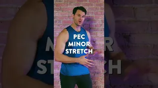 👍 How to Stretch Pec Minor and Lats Using a Wall @shorts